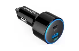 Зарядное устройство Anker PowerDrive PD 2 - 30W PD & 19.5W PowerIQ2.0 (Black) (A2229H12) - Фото