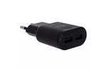 Зарядное устройство Ergo EWC-224 2xUSB Wall Charger (Black) (EWC-224 (B))