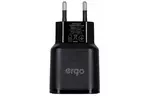 Зарядное устройство Ergo EWC-224 2xUSB Wall Charger (Black) (EWC-224 (B))
