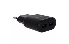 Зарядное устройство Ergo EWC-224 2xUSB Wall Charger (Black) (EWC-224 (B)) - Фото