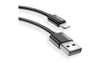 Дата кабель USB 2.0 AM to Lightning 0.3m Nets T-L801 Black T-PHOX (T-L801(0.3) Black)