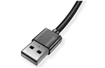 Дата кабель USB 2.0 AM to Lightning 1.2m Nets T-L801 Black T-PHOX (T-L801 black)
