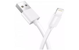Дата кабель USB 2.0 AM to Lightning 1.2m White T-L801 Black T-PHOX (T-L801 white) - Фото