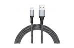 Дата кабель USB 2.0 AM to Micro 5P 1.0m Jagger T-M814 Grey T-PHOX (T-M814 grey)
