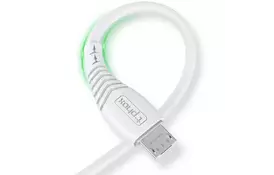 Дата кабель USB 2.0 AM to Micro 5P 1.2m Nature T-M830 White T-PHOX (T-M830 White) - Фото
