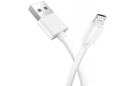 Дата кабель USB 2.0 AM to Micro 5P 0.3m Nets T-M801 White T-PHOX (T-M801(0.3) White) - Фото