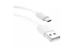 Дата кабель USB 2.0 AM to Micro 5P 2.0m Nets T-M801 White T-PHOX (T-M801(2) white)