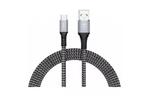 Дата кабель USB 2.0 AM to Type-C 1.0m Jagger T-C814 Grey T-PHOX (T-C814 grey)