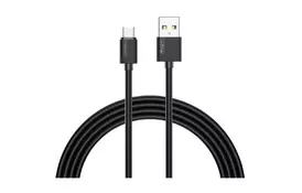 Дата кабель USB 2.0 AM to Type-C 0.3m Nets T-C801 Black T-PHOX (T-C801(0.3) Black) - Фото