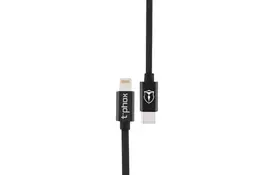 Дата кабель USB Type-C to Lightning 1.0m Speed T-LC811 Black T-PHOX (T-LC811 Black) - Фото