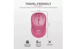 Чехол для ноутбука Trust Yvo Mouse & Sleeve 15.6'' Pink+ mouse (23443)