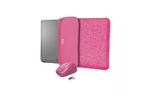 Чехол для ноутбука Trust Yvo Mouse & Sleeve 15.6'' Pink+ mouse (23443)