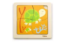 Пазл Viga Toys Черепашки (50143) - Фото