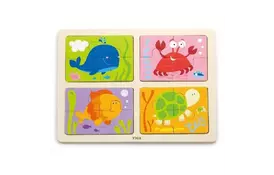 Пазл Viga Toys Море 4-в-1 (50190) - Фото