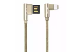 Дата кабель USB 2.0 AM to Lightning 1.0m Gold Nomi (344272) - Фото