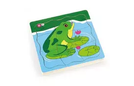 Пазл Viga Toys Лягушка (59516VG) - Фото