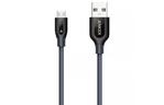 Дата кабель USB 2.0 AM to Micro 5P 0.9m V3 Powerline+ Gray Anker (A8142HA1/A8142GA1)