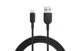 Дата кабель USB 2.0 AM to Lightning 1.8m Powerline II Black Anker (A8433H11) - Фото