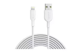 Дата кабель USB 2.0 AM to Lightning 3.0m White Anker (A8434H21) - Фото