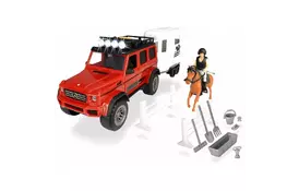 Игровой набор Dickie Toys Плейлайф. Перевозки лошадей с внедорожником (3838002) - Фото