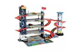 Игровой набор Dickie Toys Паркинг четырехэтажный с автомобилями и вертолетом (3749008) - Фото