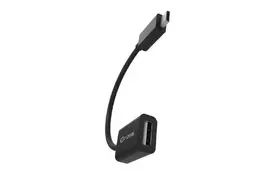 Дата кабель OTG 01m USB micro 0.1m Black Nomi (127729) - Фото