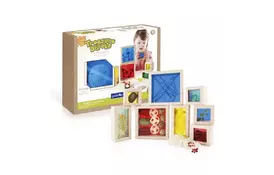 Игровой набор Guidecraft Набор блоков Natural Play Сокровища в ящиках разноцветный (G3085) - Фото