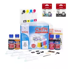 СНПЧ WWM Canon Pixma E3140/E484 + PG46/CL56 (IS.0130set)