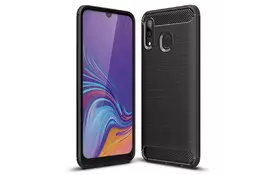 Чехол для моб. телефона Laudtec для SAMSUNG Galaxy A30 Carbon Fiber (Black) (LT-A30B) - Фото