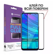 Стекло защитное MakeFuture Huawei P Smart/P Smart+ 2019 Full Cover Full Glue (MGF-HUPS19)