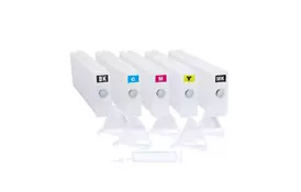 Комплект перезаправляемых картриджей SuperPrint Epson Stylus Pro 7900/9900, без чрнл, 5 шт*700мл, without ch (DZK1-7900) - Фото