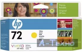 Картридж HP DJ No. 72DesignjT610/T1100 yellow (C9373A) - Фото Картридж HP DJ No. 72DesignjT610/T1100 yellow (C9373A) - Фото
