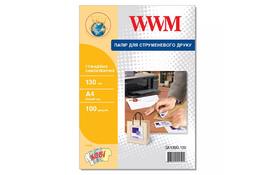 Бумага WWM A4, Glossy, 130г, самоклейка, 100с (SA130G.100) - Фото