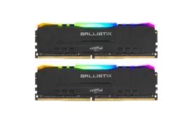 Модуль памяти для компьютера DDR4 16GB (2x8GB) 3200 MHz Ballistix RGB MICRON (BL2K8G32C16U4BL) - Фото