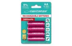 Аккумулятор Esperanza AA 2000mAh Ni-MH * 4 red (EZA104R)