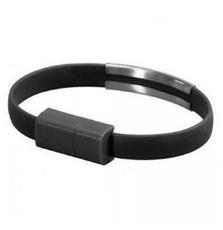 Дата кабель USB 2.0 AM to Lightning 0.2m браслет black EXTRADIGITAL (KBU1783)