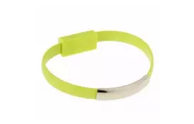 Дата кабель USB 2.0 AM to Lightning 0.2m браслет green EXTRADIGITAL (KBU1782) - Фото