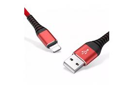 Дата кабель USB 2.0 AM to Lightning 1.0m Flexible MFI EXTRADIGITAL (KBU1758) - Фото
