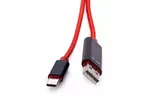 Дата кабель USB 2.0 AM to Type-C With LCD display EXTRADIGITAL (KBU1735)