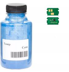 Тонер Kyocera TK-5220, 30г Cyan +chip AHK (3203557)