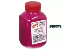 Тонер Samsung CLP-360/365/CLX-3300, 40г, 1K Magenta AHK (1505415) - Фото