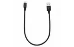 Дата кабель USB 2.0 AM to Micro 5P 0.3m black Verbatim (48866)