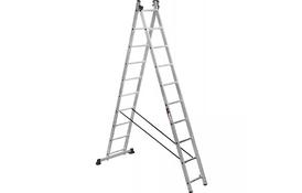 Лестница Stark Алюминиевая двухсекционная лестница 2*10 SVHR2x10 (525210405) - Фото