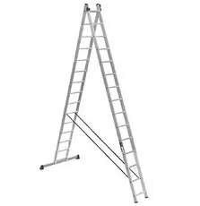 Лестница Stark Алюминиевая двухсекционная усиленная лестница 2*15 SVHR2x1 (525215410)