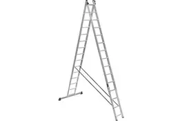 Лестница Stark Алюминиевая двухсекционная усиленная лестница 2*15 SVHR2x1 (525215410) - Фото