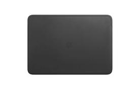 Чехол для ноутбука Apple Leather Sleeve for 16-inch MacBook Pro – Black (MWVA2ZM/A) - Фото