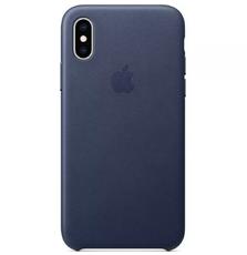 Чехол для моб. телефона Apple iPhone XS Leather Case - Midnight Blue, Model (MRWN2ZM/A)