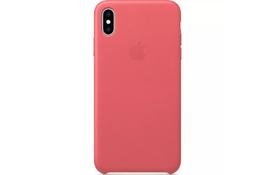 Чехол для моб. телефона Apple iPhone XS Max Leather Case - Peony Pink, Model (MTEX2ZM/A) - Фото