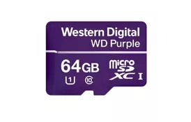 Карта памяти WD 64GB microSDXC class 10 UHS-I (WDD064G1P0A) - Фото