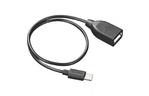 Дата кабель OTG USB 2.0 AF to Type-C 0.3m CANYON (CNE-USBC3B)